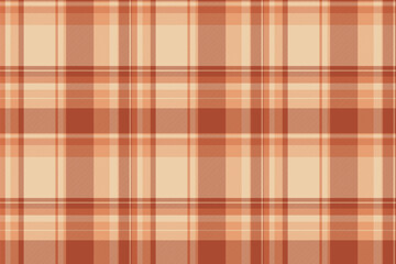 Seamless tartan textile of check texture plaid with a fabric background vector pattern.