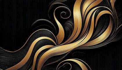 Golden Flow Texture