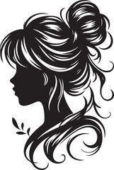 girl hear style Vector