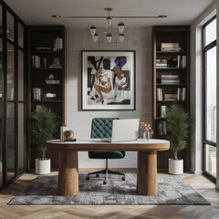 Fashion and modern office interiors design