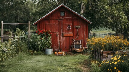 Obraz premium organic farm concept. generative ai