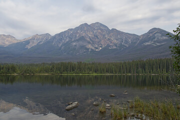 A Hazy Summer Morning at Pyramid Lake