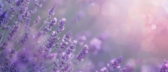 Lavender Field in Sunlight