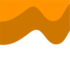 Wavy shape border. Divider Header for App, Banners or Posters