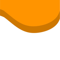 Wavy shape border. Divider Header for App, Banners or Posters