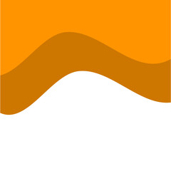 Wavy shape border. Divider Header for App, Banners or Posters