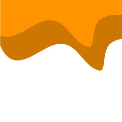 Wavy shape border. Divider Header for App, Banners or Posters