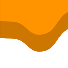 Wavy shape border. Divider Header for App, Banners or Posters