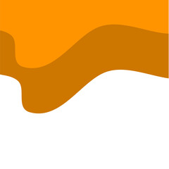 Wavy shape border. Divider Header for App, Banners or Posters