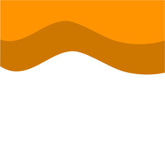 Wavy shape border. Divider Header for App, Banners or Posters