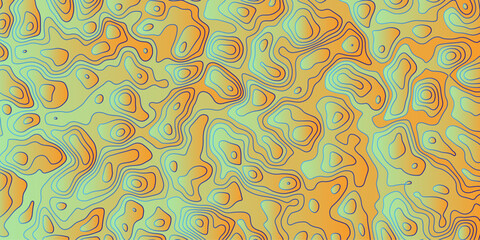 Naklejka premium Intricate Geometric Contour Line Pattern for Digital Design