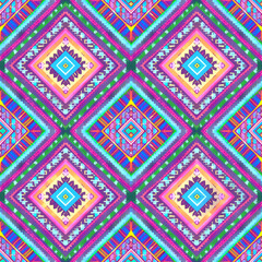 abstract colorful ethnic pattern