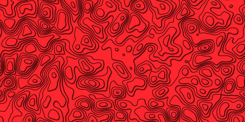 Abstract generative art featuring layered contour lines and chaotic natural curves

