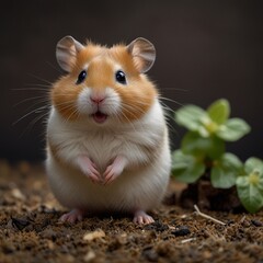 hamster in the garden