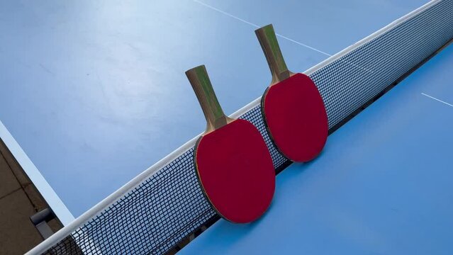 Minimal video of table tennis 