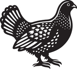 grouse Vector Illustration