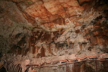 A view of a cave in Slovenia