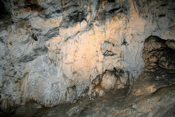 A view of a cave in Slovenia