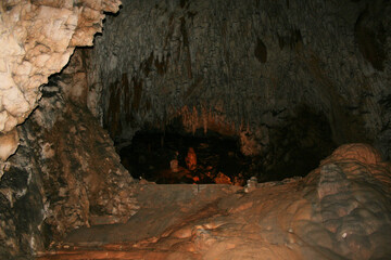 A view of a cave in Slovenia