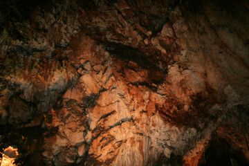 A view of a cave in Slovenia