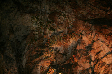 A view of a cave in Slovenia