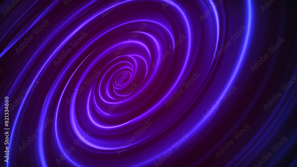 Poster abstract blurred circle background. whirlpool. liquid vortex. radial abstract meandering golden tunn