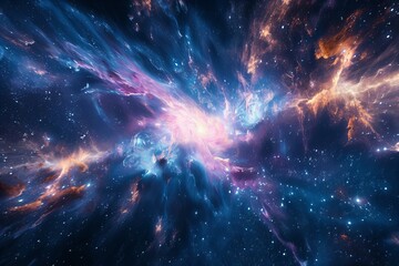 Cosmic Explosion in Deep Space