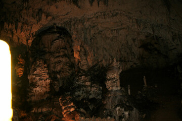 A view of a cave in Slovenia