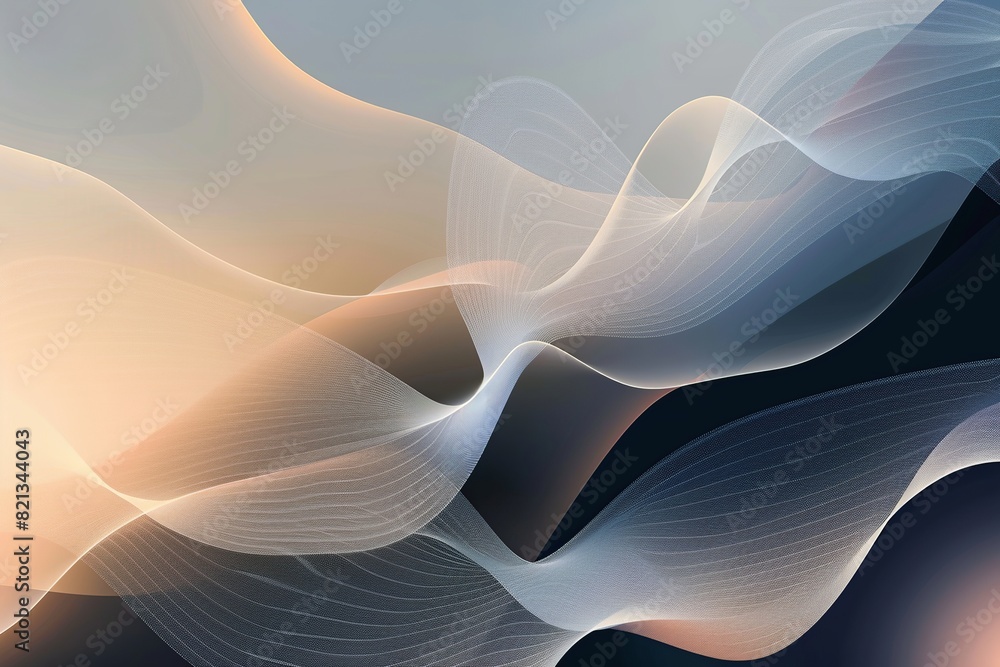 Poster Versatile vector background with abstract design elements.