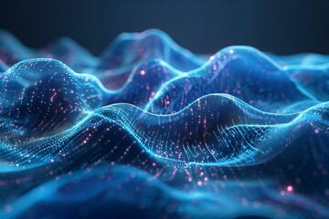 Digital Abstract Waves