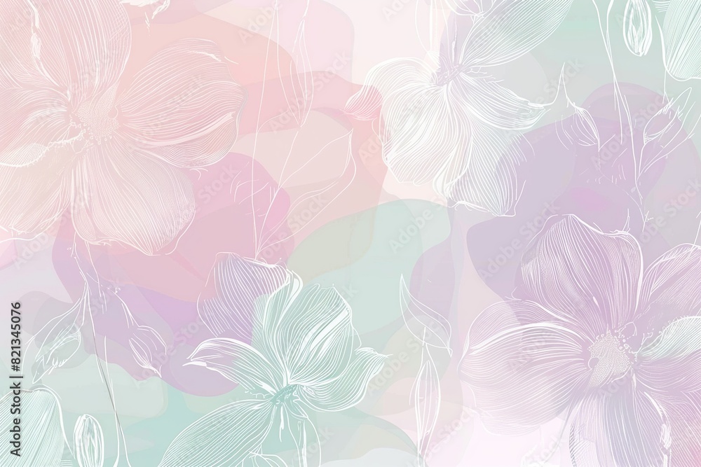 Aufkleber Versatile vector background with abstract design elements.