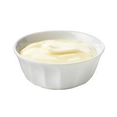 Bowl of bechamel sauce