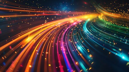 Obraz premium background, abstract, design, art, bright, illustration, pattern, modern, shape, blue, color, decoration, colours, motion, wallpaper, abstract background, template, futuristic, gradient, graphic, hori