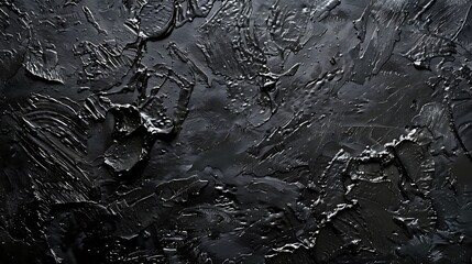 Fototapeta premium Black grunge texture. Dark rough background.
