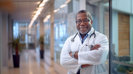 Fototapeta premium Portrait of a smiling doctor