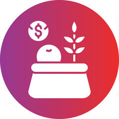 Commodities market Icon style