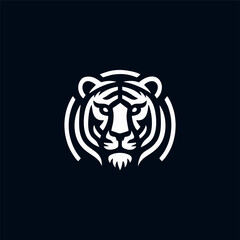tiger design logo concept, vector