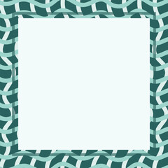 Cute kawaii green grid background notepad and memo pad © droolbug