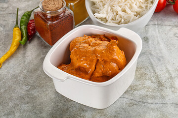 Indian cuisine - chicken butter masala