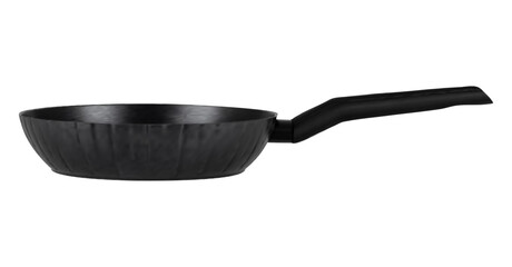 Cast iron frying pan white background