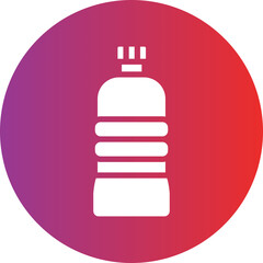 Fototapeta premium Bottle vector icon style
