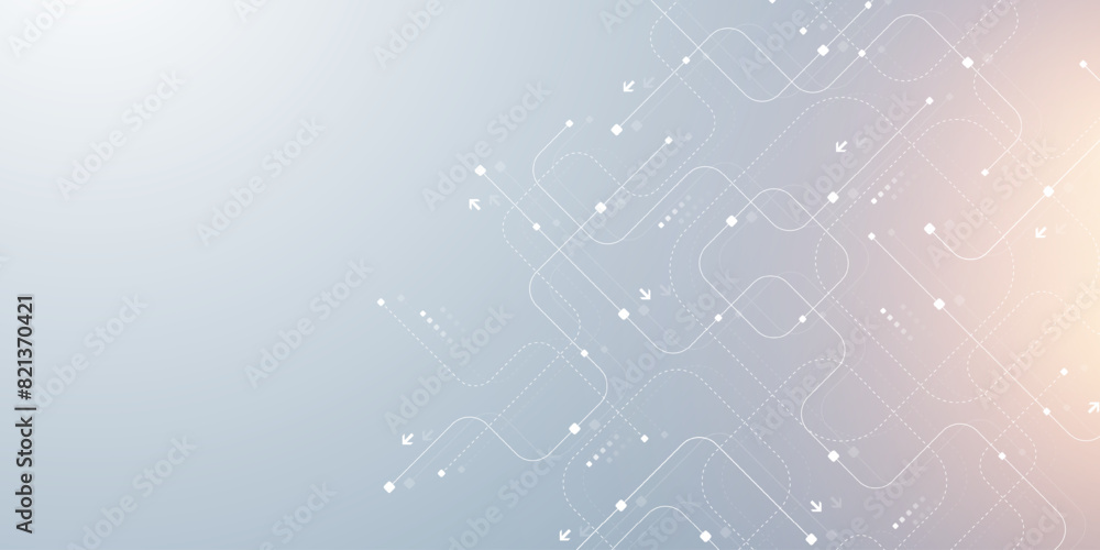 Poster Abstract background with technology circuit board texture. Modern electronic motherboard texture. Engineering and communication concept for header, web banner, website, presentation.