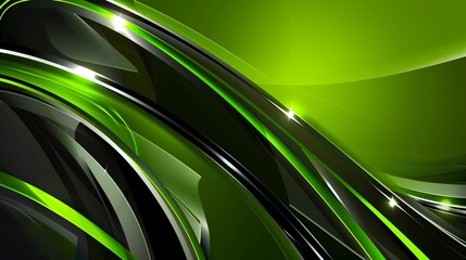 A Chrome Luxury Sharp abstract Background Vectorart in electric lime