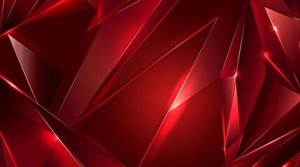 A Chrome Luxury Sharp red abstract Background Vectorart in fiery crimson