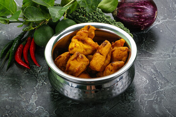 Indian cuisine - paneer pakora cheese