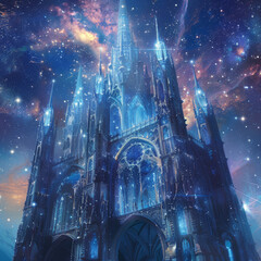 A breathtaking image of a celestial cathedral