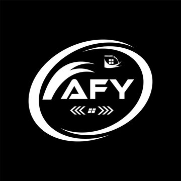 AFY letter logo design. AFY Simple and modern logo. AFY luxurious Alphabet logo Design. -vector Illustration