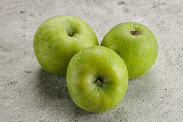 Sweet and juicy green apple