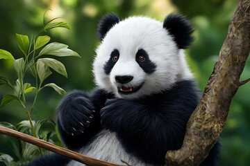 Fototapeta premium giant panda bear