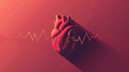Heart Anatomy Illustration For Medical And Healthcare Designs
